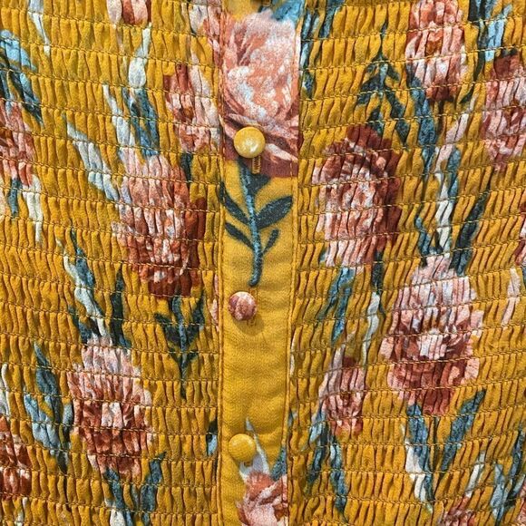 Xhilaration FLORAL PRINT SHORT JUMPSUIT WITH MAXI XS - Picture 11 of 14